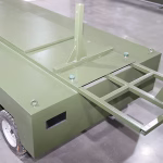 Wheeled moving armor target