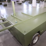 Wheeled moving armor target