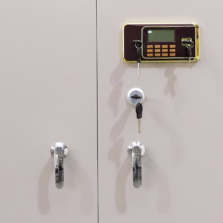 Equipped with automatic alarm function for three incorrect password inputs. And it has achieved multiple anti-theft and dual person management functions.