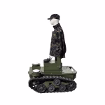 Intelligent tracked moving vehicle target