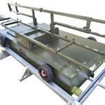 Tracked armor moving pop-up target