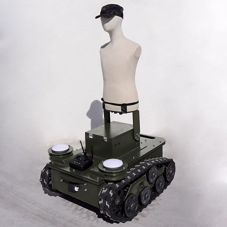 Intelligent tracked moving vehicle target