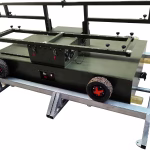 Tracked armor moving pop-up target