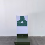 H-bar ground rail moving pop-up target