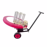 Clay pigeon thrower with 6 rounds
