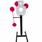 Reactive steel target