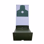 H-bar ground rail moving pop-up target
