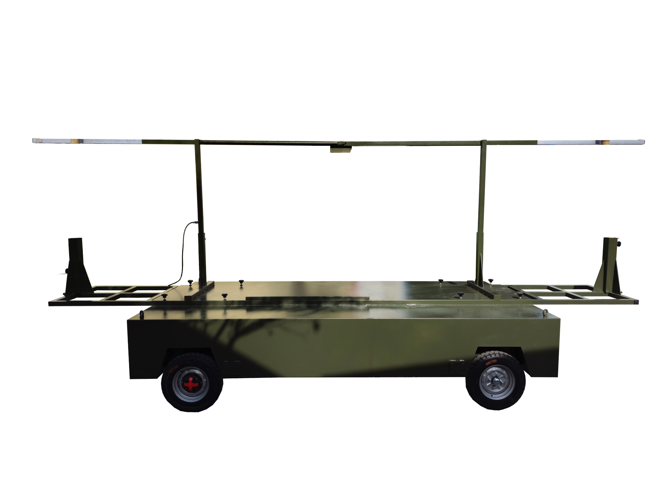 Wheeled moving armor target