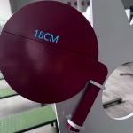 Reactive steel target