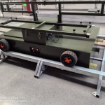 Tracked armor moving pop-up target