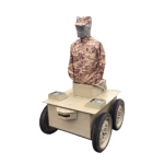 Intelligent wheeled moving vehicle target