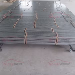 Galvanized perforated sign posts