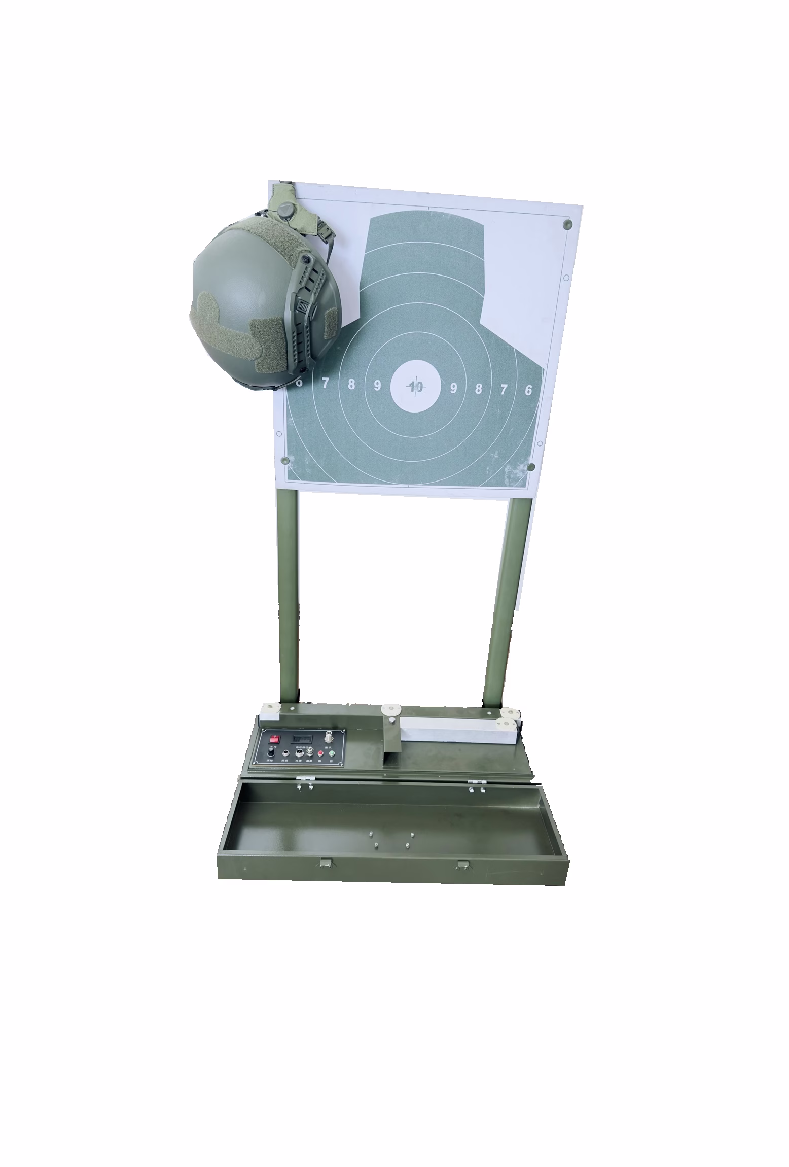 T-bar portable folding stationary target
