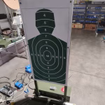 T-bar portable folding stationary target