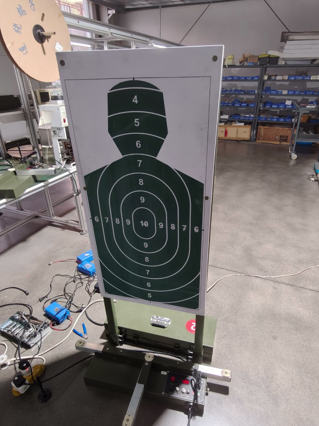 T-bar portable folding stationary target